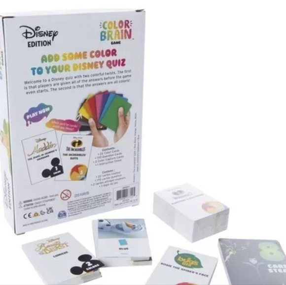 Color Brain Game for Kids - Disney Edition New - Picture 4 of 4